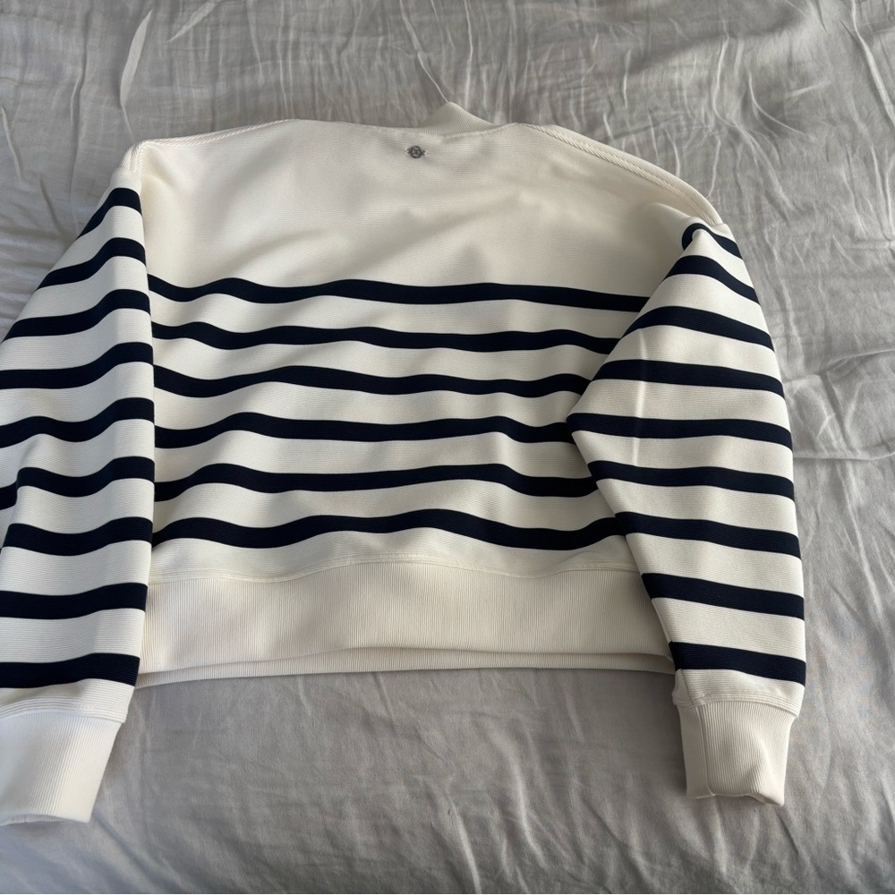 Alia Cream Ribbed Top - Picture 2 of 3